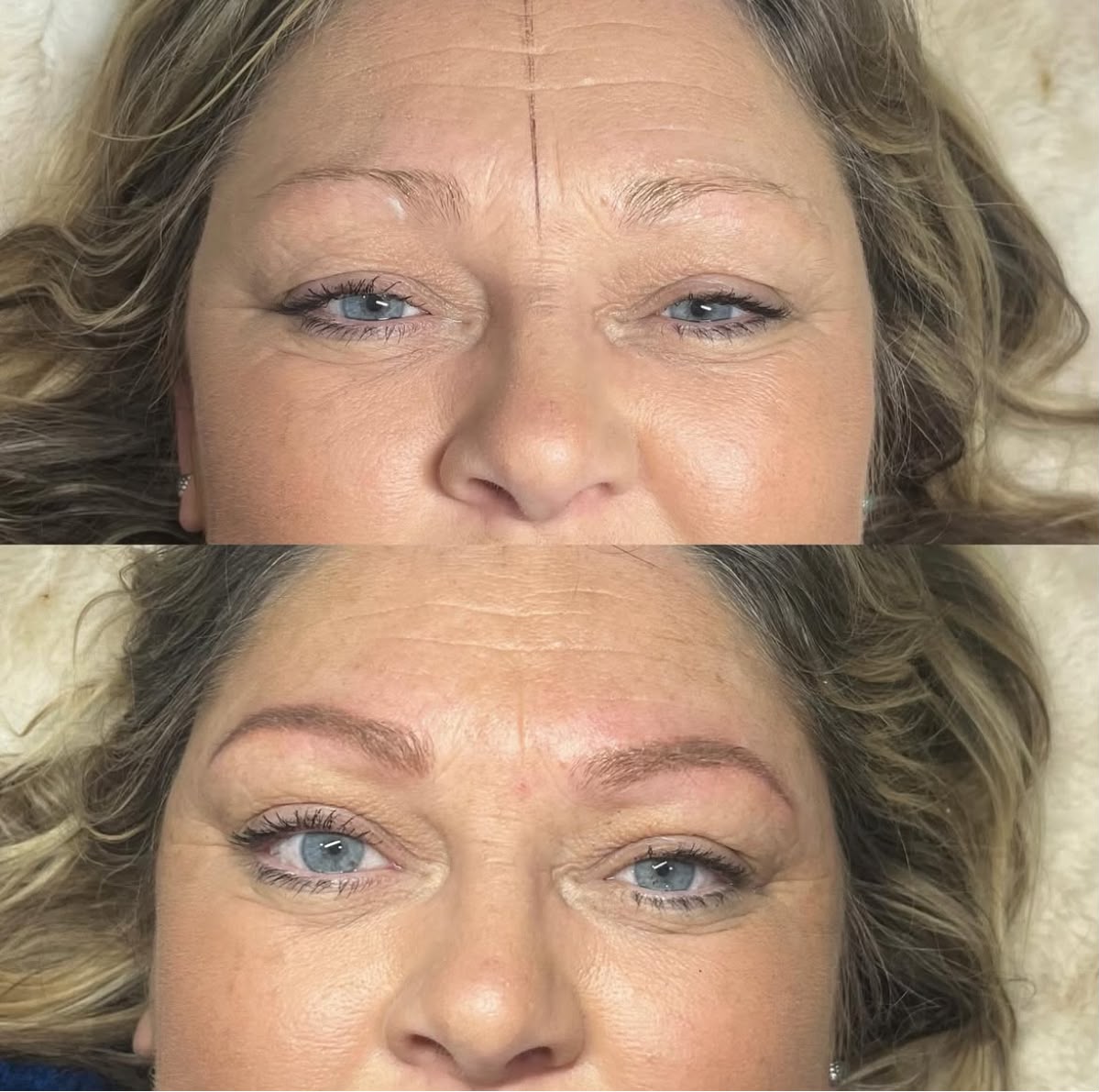 Brow treatment before and after by Niamh